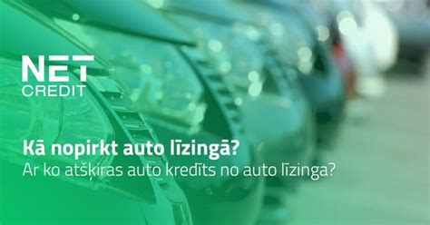 auto kreditu aizdevēji.